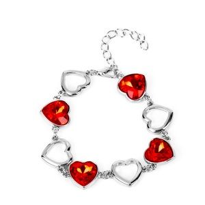 Sentimental Sweethearts Red Bracelet P9WH-RDXX-189KN